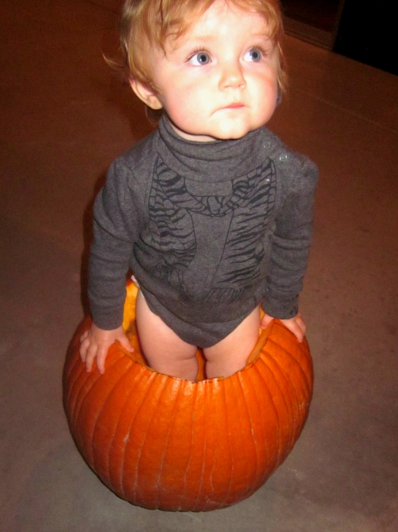 "baby in pumpkin", "baby halloween"